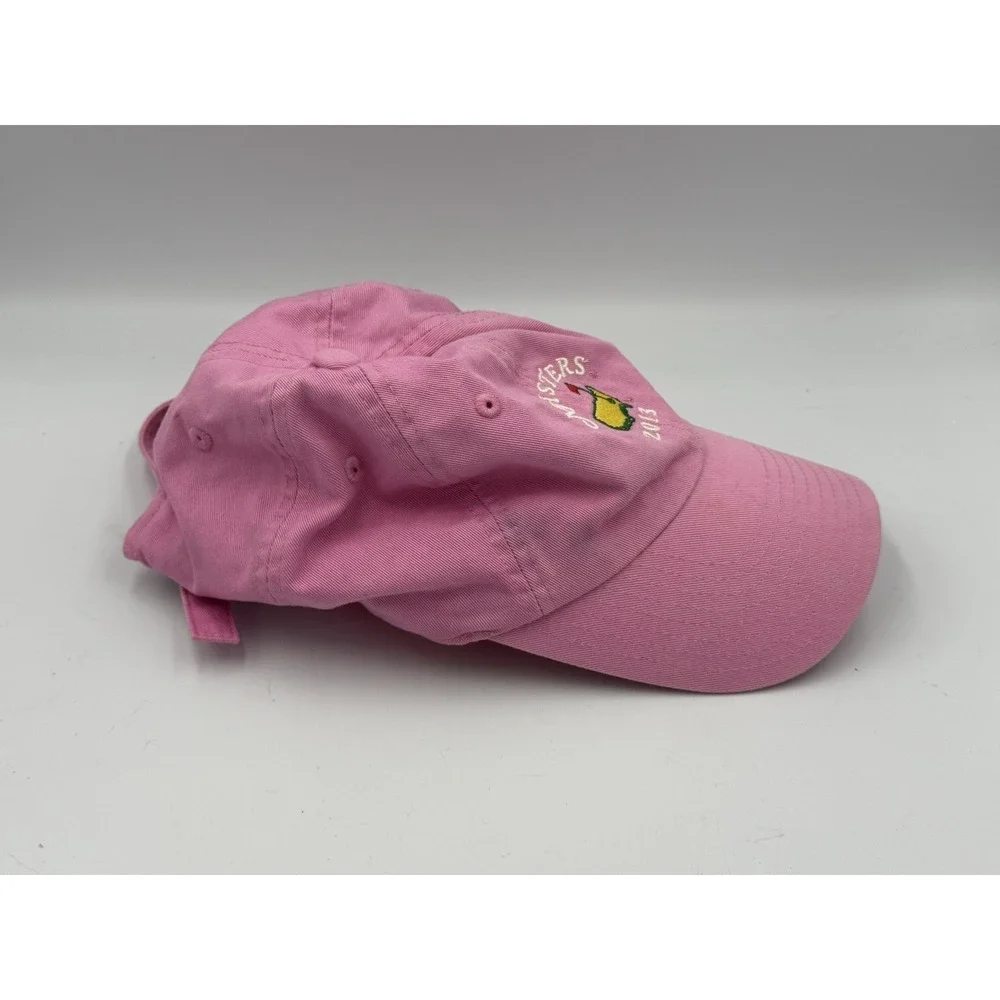 2013 Masters Golf Tournament Augusta National Pink Logo Cap Hat Adjustable